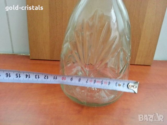 Стъклена гарафа, снимка 5 - Аксесоари за кухня - 27021327