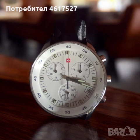 Швейцарски хронограф , снимка 7 - Мъжки - 52085475