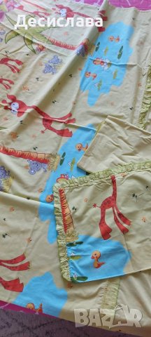 Комплект чаршафи за бебешко легло кошара