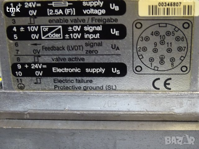 Хидравличен разпределител BOSCH Rexroth WRPE 10F1B 70L-2X/G24KO/B5M, снимка 10 - Хидравлични и пневматични чукове - 40528215