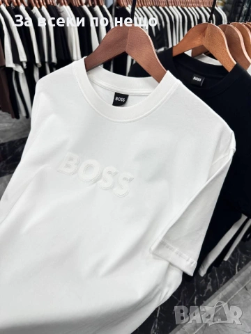 Hugo Boss Мъжка Тениска👕Мъжка Блуза С Къс Ръкав Хуго Бос - Различни Цветове Код A1288, снимка 2 - Тениски - 53568192