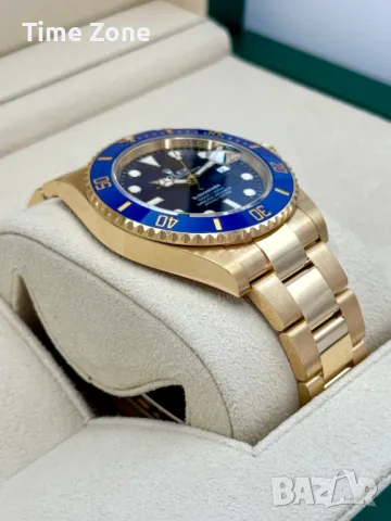 Rolex Submariner 41mm Yellow Gold Blue Dial Ceramic Automatic Различни Цветове, снимка 6 - Мъжки - 48183633