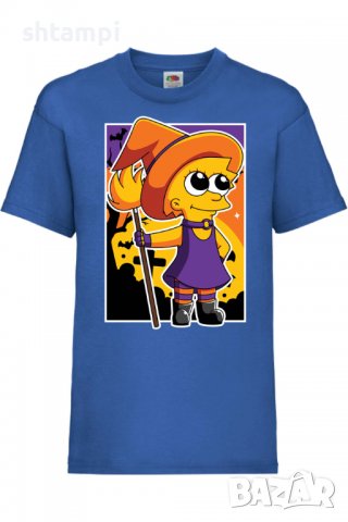Детска тениска The Simpsons Lisa Simpson 02,Halloween,Хелоуин,Празник,Забавление,Изненада,Обичаи,, снимка 4 - Детски тениски и потници - 38158488