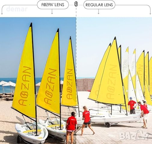 Резервни лещи AOZAN ANSI Z87.1 за слънчеви очила Oakley Flak Jacket OO9008, снимка 5 - Слънчеви и диоптрични очила - 43399931