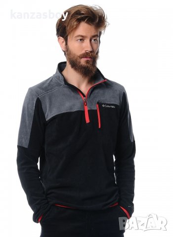 Columbia Crosslight ½ Zip Omni-Heat Mid-Layer Top (Men's) - страхотен мъжки полар Omni-Heat КАТО НОВ, снимка 1 - Спортни дрехи, екипи - 39023578