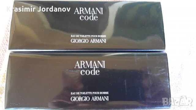 Giorgio Armani CODE , снимка 5 - Мъжки парфюми - 27166394