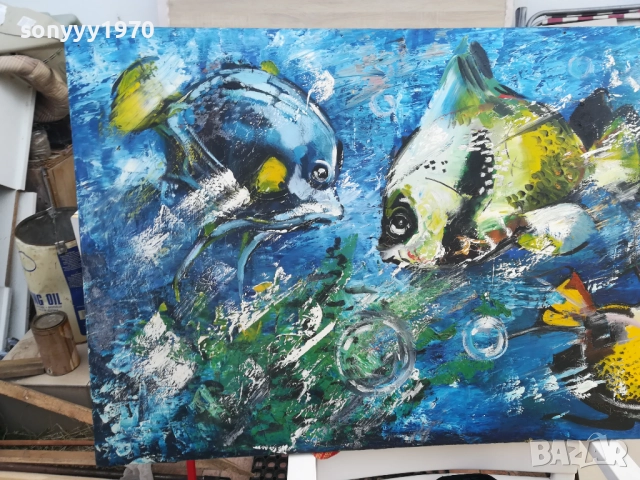 РИБИ-ГОЛЯМА КАРТИНА 1510251553, снимка 10 - Картини - 52064187