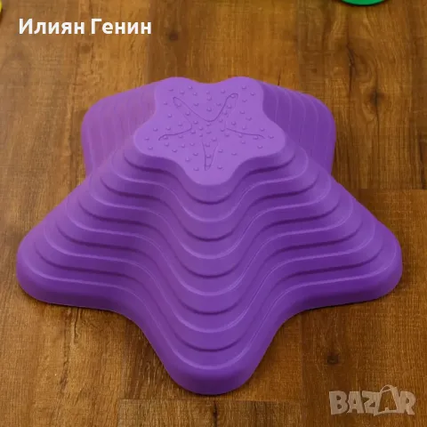 Комплект стъпала ZONEKIZ за деца над 3 години, 11 камъка, нехлъзгави, до 80 кг, дизайн морска звезда, снимка 9 - Игри и пъзели - 50364887