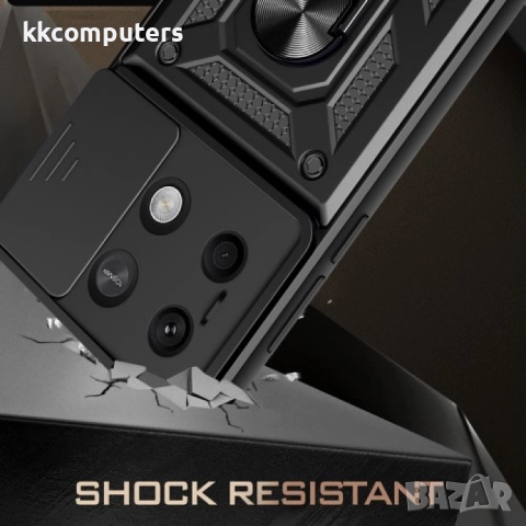 Xiaomi Redmi Note 13 5G Удароустойчив Ring Holder Калъф и Протектор, снимка 9 - Калъфи, кейсове - 52719739