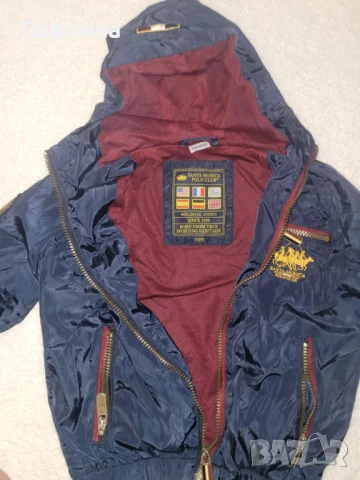 Детско Тънко, Лятно Яке за Вятър Марка Santa Monica Polo Club - 5-6г, снимка 3 - Детски якета и елеци - 51133090