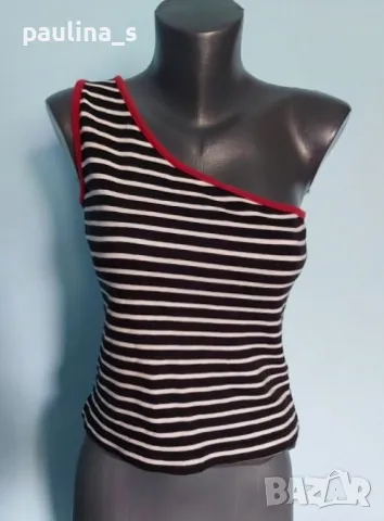 Три различни броя / Еластичен памучен потник с открити рамене , снимка 8 - Потници - 14633047