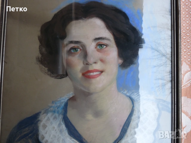 Стара картина  65 / 50 см, снимка 10 - Антикварни и старинни предмети - 53397554