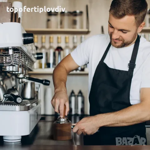 Дървена Станция за тампери за кафемашина, снимка 7 - Кафемашини - 49302534