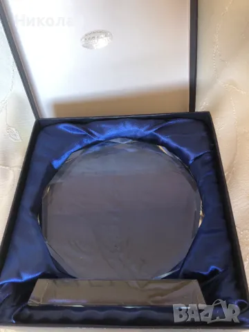 Кристален плакет Октагон, височина 18 см, дебелина на кристала 2 см, в лукс кутия, 2 бр. налични, снимка 10 - Други - 47385100