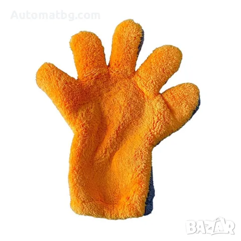 Микрофибърна ръкавица Automat, Двулицева, Почиства, Подсушава и полира