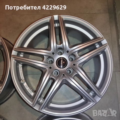 Алуминиеви джанти Borbet 5x112 - 17 цола , снимка 5 - Гуми и джанти - 52775683