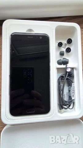 Телефон HTC U11 Brilliant black, снимка 2 - HTC - 53291471
