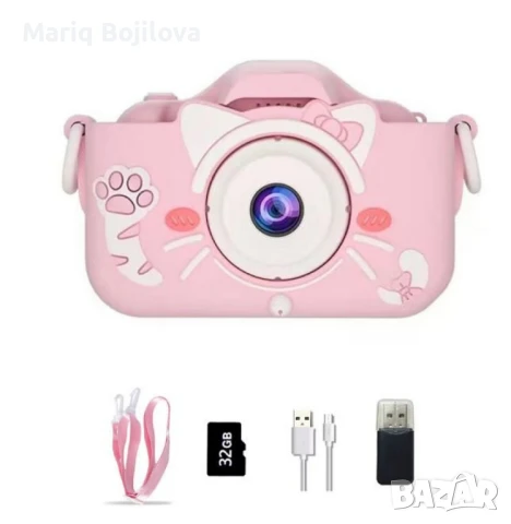 Детски цифров фотоапарат 1080P  – Идеалният подарък за малки фотографи, снимка 3 - Други - 49235606