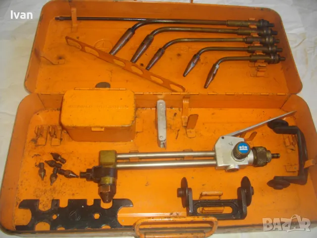 MESSER GRIESHEIM Нидерландски комплект за ГАЗО-ПЛАМЪЧНО РЯЗАНЕ ЗАВАРЯВАНЕ Оксижен Профи 18 части , снимка 6 - Други инструменти - 47280013