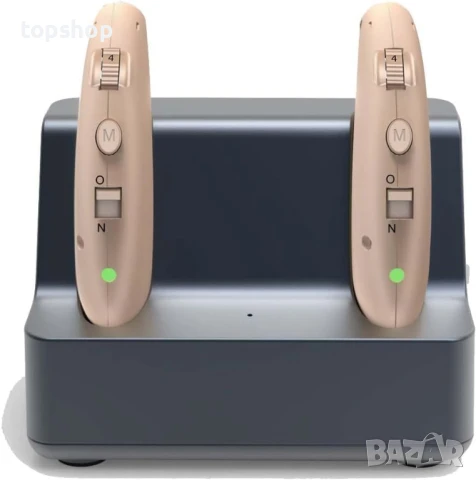 НОВ слухов апарат Glorified Mary с магнитна зарядна станция, 4 режима, регулируем обхват 20-12000HZ, снимка 2 - Друга електроника - 50644234