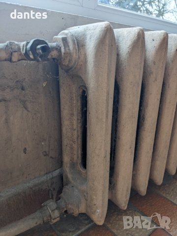 Запазен чугунен радиатор - 20 глидера с размери 145х38х12см., снимка 2 - Радиатори - 42399874