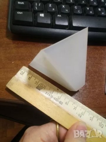 📐🪨 Голяма Силиконова форма за пирамида - за епокасидна смола 50 мм пирамида, снимка 7 - Други инструменти - 35554536