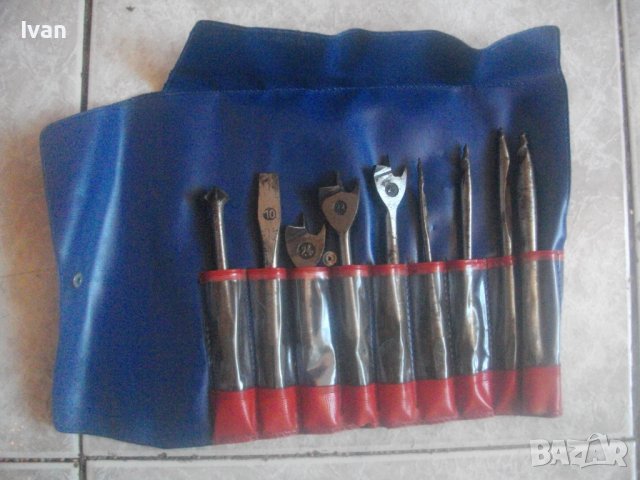 К-т Дърводелски Свредла-Старо Качество-WEST GERMANY-Dolpelst Gernacht-10-24мм-В Калъф-Инструменти, снимка 2 - Други инструменти - 43202230