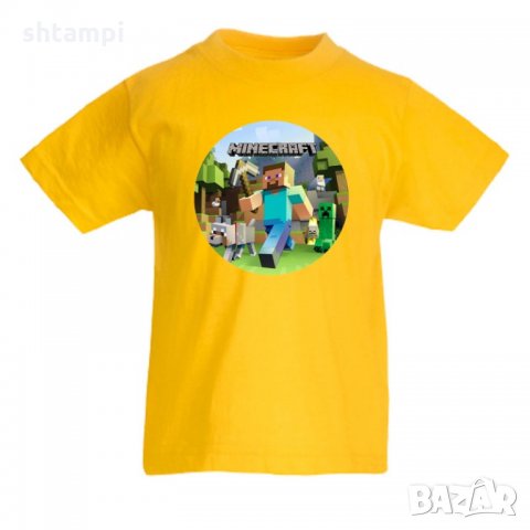 Детска тениска майнкрафт Minecraft 4