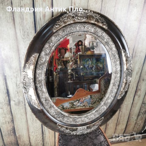 Овално огледало "Ренесанс" /силвър/ , снимка 6 - Огледала - 38122459