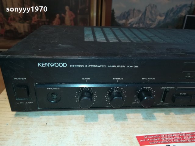 KENWOOD KA-36 AMPLIFIER MADE IN JAPAN-SWEDEN 3001221755, снимка 8 - Ресийвъри, усилватели, смесителни пултове - 35612081