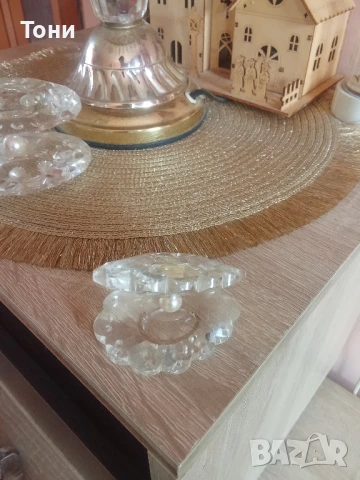 Декоративни стъклени миди с перли, снимка 2 - Декорация за дома - 50443643