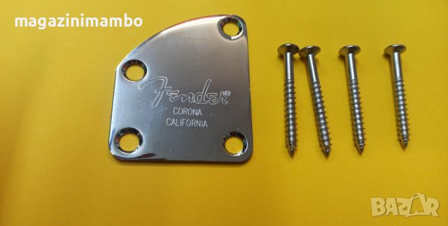 Сontoured плочка с лазерно изписано лого Fender Corona California, снимка 1 - Китари - 39023238