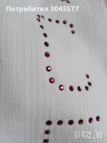 Дънки с камъни Сваровски S размер, снимка 3 - Дънки - 50983901