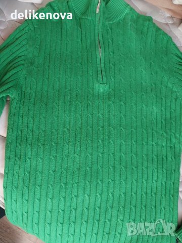Унисекс. Christian Lacroix. France  Size L  Прекрасен поло пуловер , снимка 2 - Пуловери - 39159132