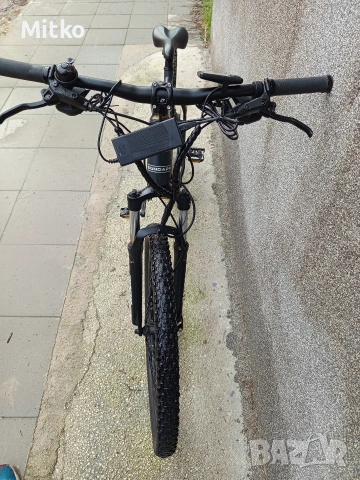 27.5 цола електрически алуминиев велосипед с 21 скорости усилени капли амортисьори предни като нов , снимка 15 - Велосипеди - 53372967