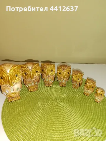 Бухали 7 бр, снимка 2 - Статуетки - 49890501