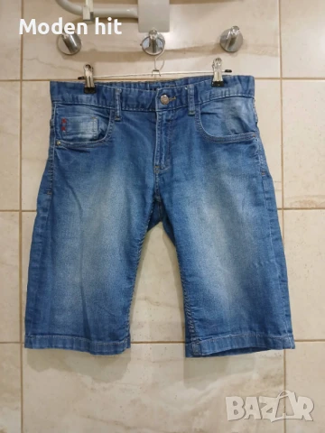 Дънкови къси панталонки за момче размер 152 см.