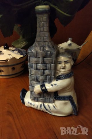 Стара холандска ваза фигуративна , снимка 4 - Вази - 33195153