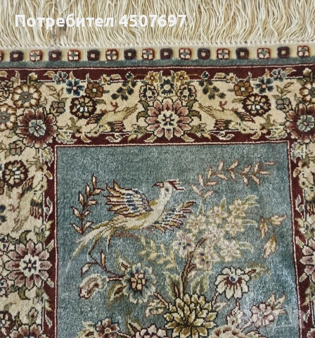 Килим Hereke Копринено Искуство., снимка 8 - Антикварни и старинни предмети - 53035623