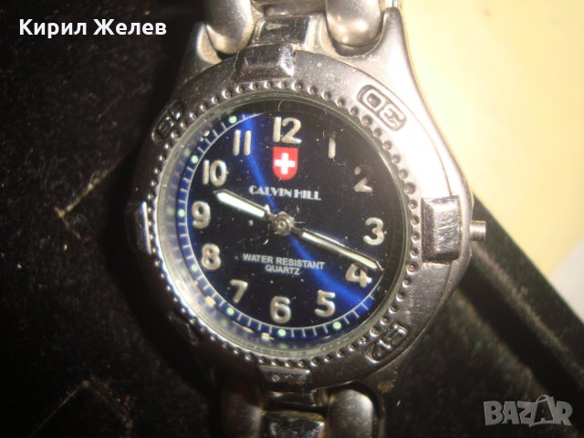 CALVIN HILL WATER RESITANT QUARTZ МАРКОВ МОДЕН ЧАСОВНИК КВАРЦ с ВЕРИЖКА НЕРЪЖДАЕМА СТОМАНА 65461, снимка 11 - Водоустойчиви - 32751362