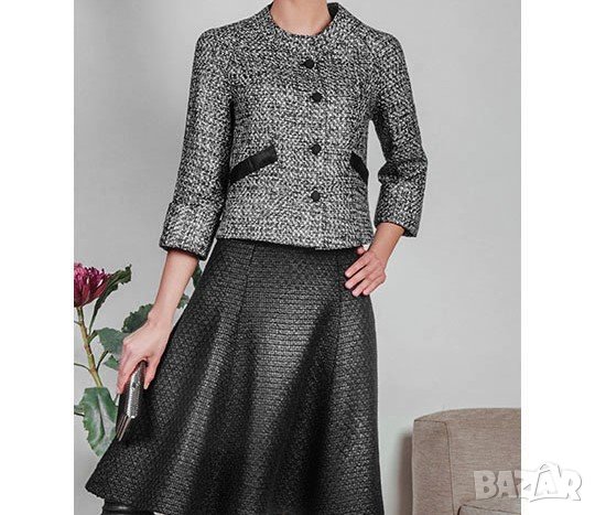 Дамско сако в сив меланж марка Vito Fashion 