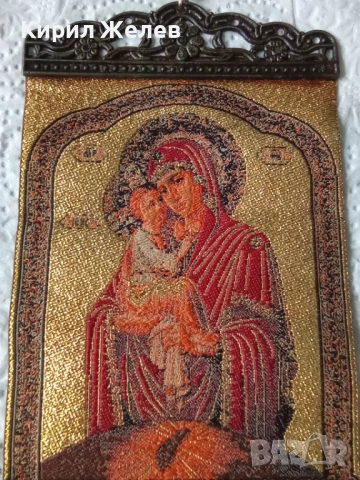 Икона тъкана 51934, снимка 2 - Антикварни и старинни предмети - 52581926