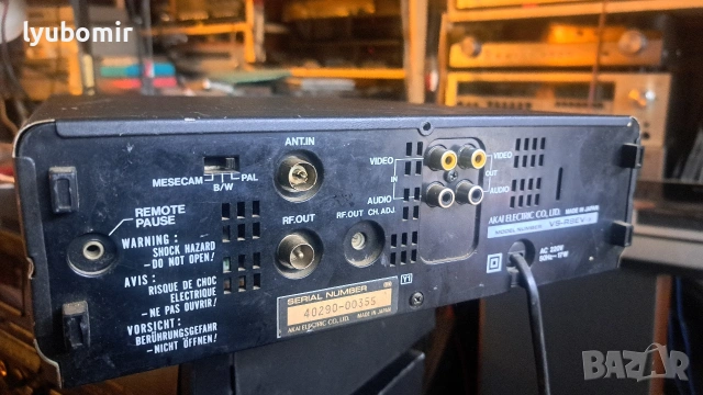 Akai videoracorder, снимка 2 - Плейъри, домашно кино, прожектори - 53410917