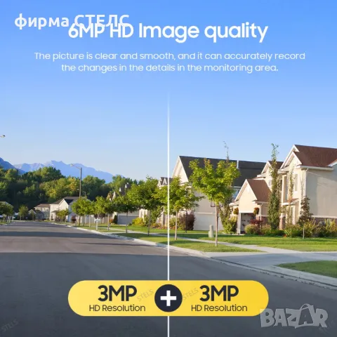 Соларна камера STELS SZ6, 4G, 6MP, PTZ, PIR – Черна и Камуфлаж, снимка 16 - IP камери - 50204483