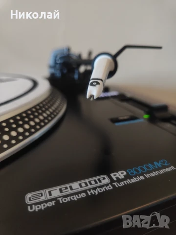 Продавам страхотен грамофон Reloop RP-8000 MK2 Black DJ грамофон, снимка 15 - Грамофони - 50688985