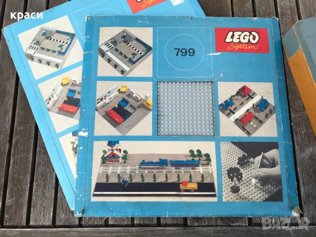 Голяма пълна LEGO дървена кутия от 1960 г. с LEGO 799 orig, снимка 7 - Колекции - 42939910