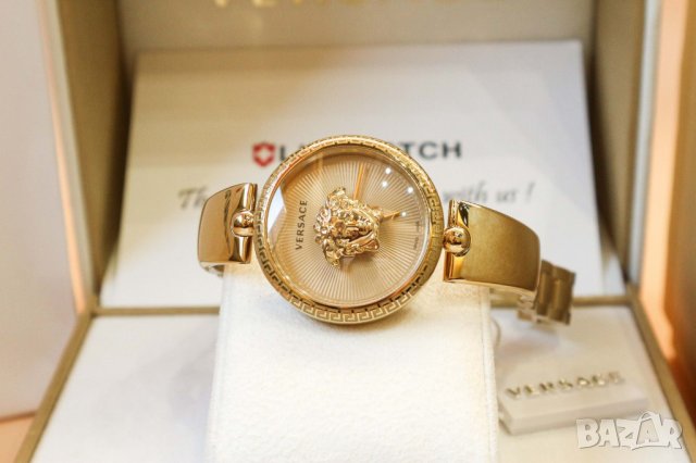 Луксозен дамски часовник Versace VECQ00618 Palazzo Gold, снимка 4 - Луксозни - 34965239