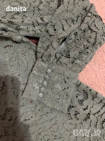 H&M дантелена дамска блуза, снимка 4 - Корсети, бюстиета, топове - 48466470
