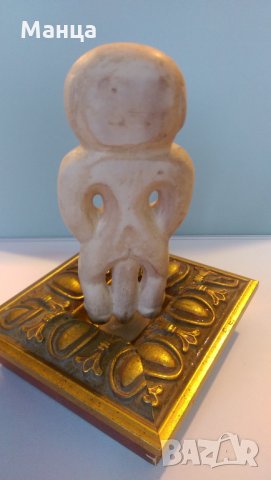 Каменна Ашанти фигура от Гана, снимка 4 - Антикварни и старинни предмети - 27964272