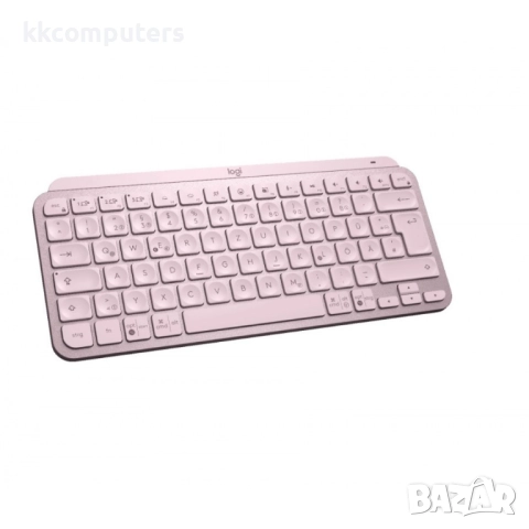 Logitech MX Keys Mini Безжична клавиатура- Подсветка, Розова